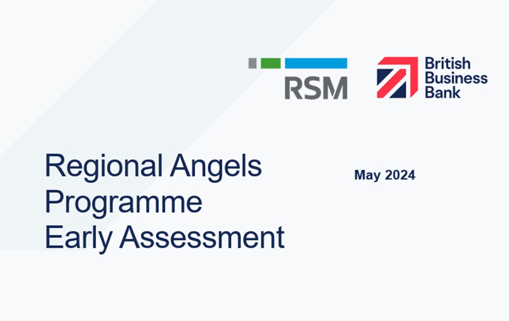 Regional Angels Programme Early Assessment report cover 